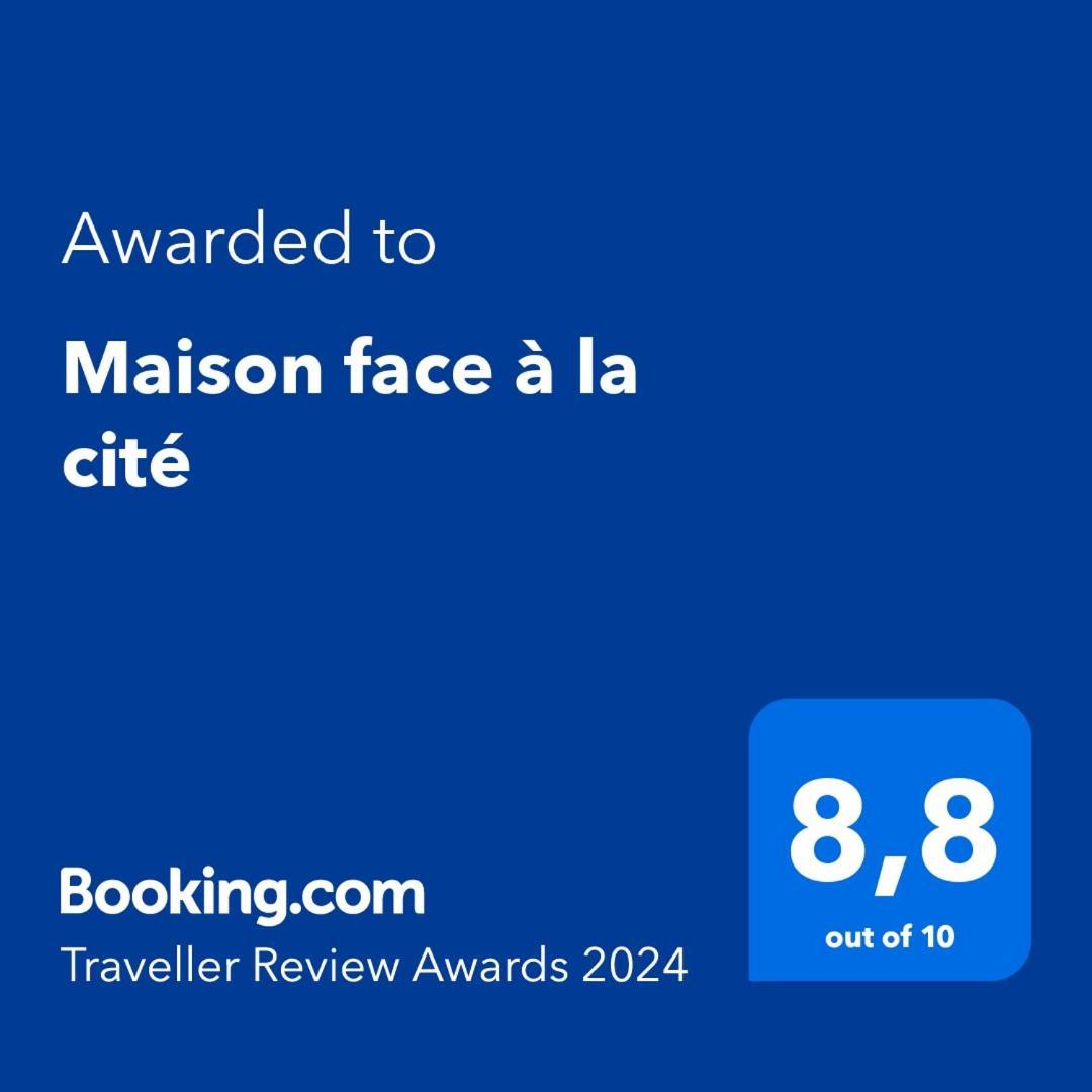 Maison Face A La Cite Carcassonne Luaran gambar